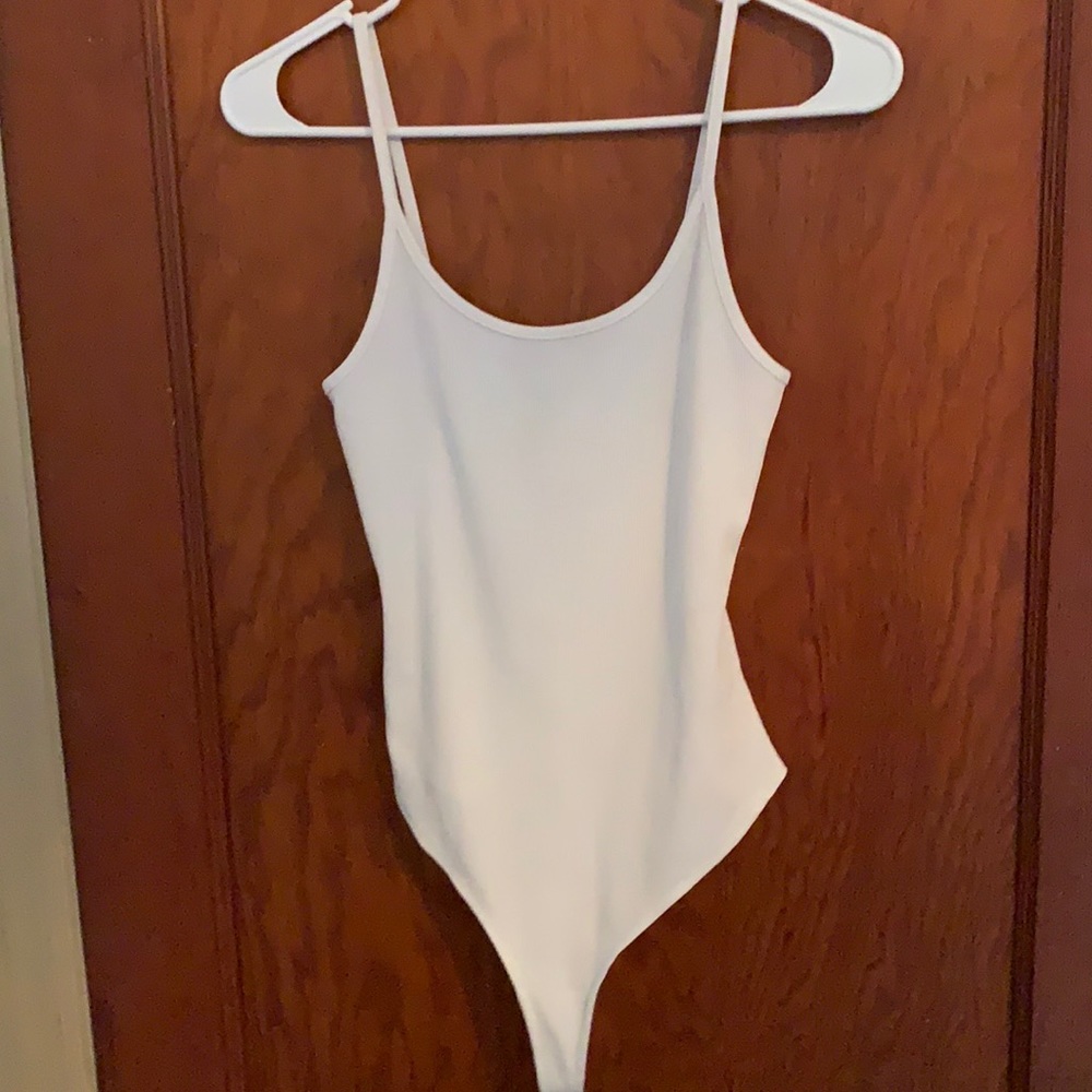 White Forever 21 body suit size small
